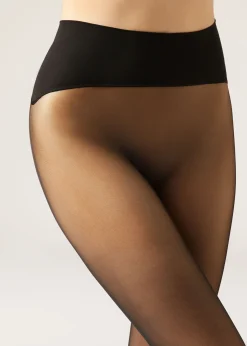 Women Calzedonia 20 Denier Seamless Totally Invisible Sheer Tights