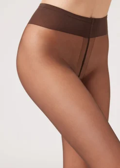 Women Calzedonia 20 Denier Sheer Matt Tights