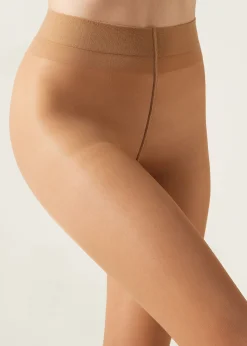 Women Calzedonia 30 Denier Sheer Shaping Tights With Control Top