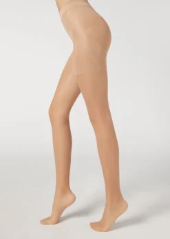 Women Calzedonia 15 Denier Total Shaper Sheer Tights