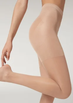 Women Calzedonia 30 Denier Total Shaper Sheer Tights