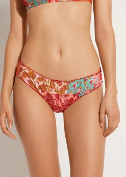 Women Calzedonia Alicante Floral Bikini Bottoms