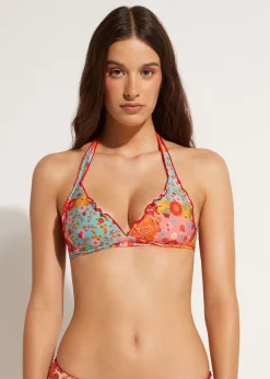 Women Calzedonia Alicante Graduated Padded Triangle Bikini Top