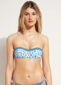 Women Calzedonia Bayahibe Graduated Padded Bandeau Bikini Top