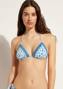 Women Calzedonia Bayahibe Triangle Bikini Top With Removable Padding
