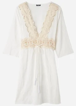 Women Calzedonia Broderie Anglaise Sequin Dress