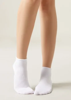 Women Calzedonia Cotton Bandless Short Socks
