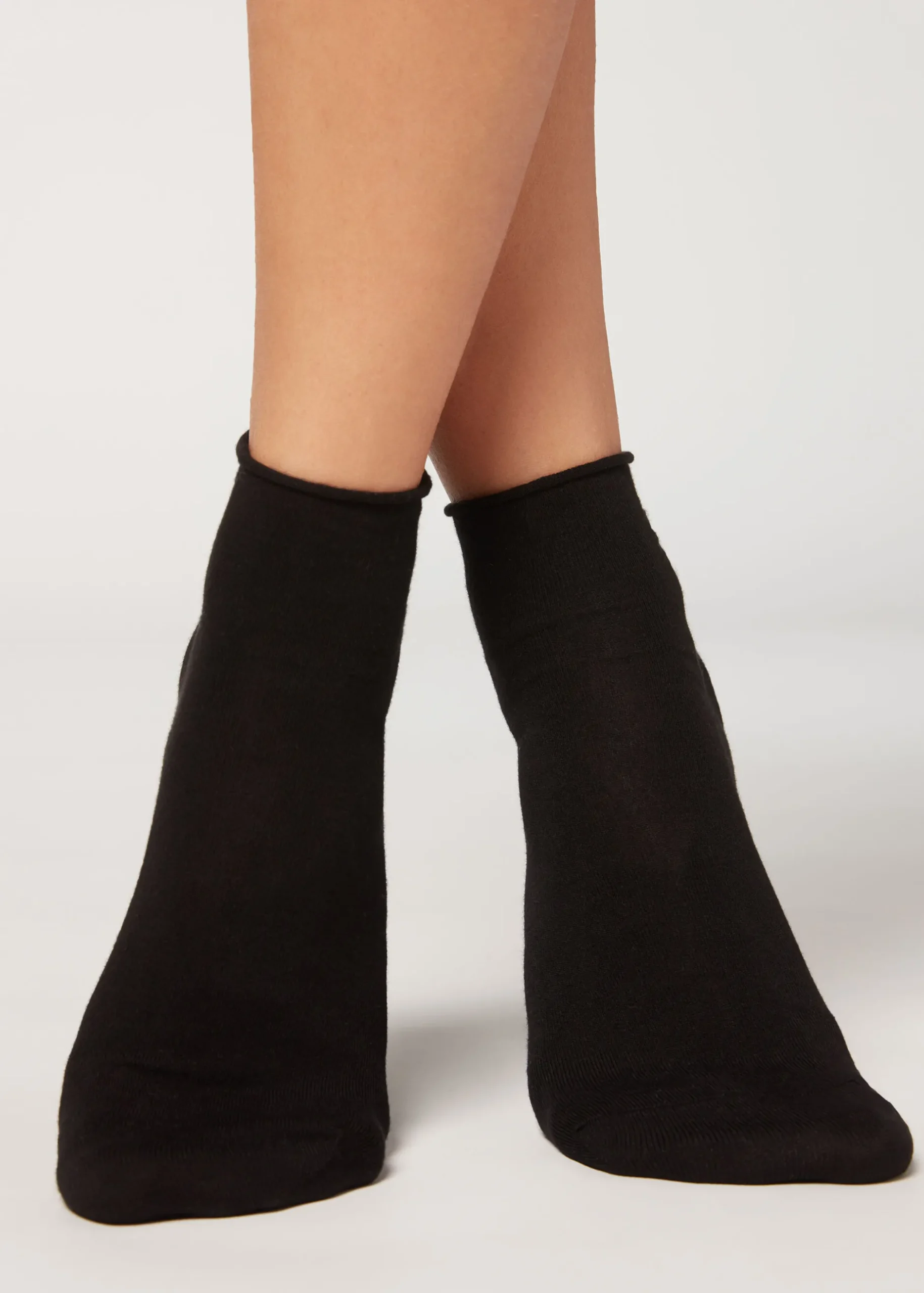 Women Calzedonia Cotton Bandless Short Socks