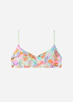 Women Calzedonia Crop Bikini Top Tahiti
