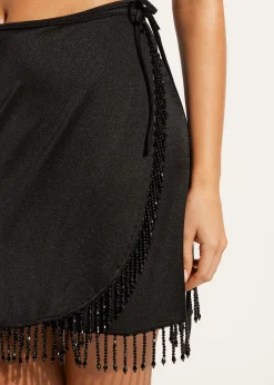 Women Calzedonia Crystal And Sequin Short Sarong Taipei