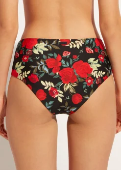 Women Calzedonia Double Face High-Waisted Bikini Bottoms Nizza