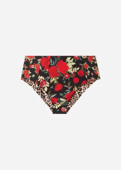 Women Calzedonia Double Face High-Waisted Bikini Bottoms Nizza