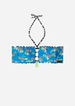 Women Calzedonia Double Face Padded Bandeau Bikini Top Cancun