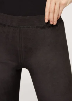 Women Calzedonia Double Face Plush Leggings