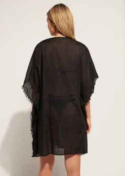 Women Calzedonia Embroidery And Passementerie Kimono Kaftan