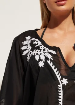 Women Calzedonia Embroidery And Passementerie Kimono Kaftan