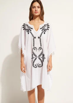 Women Calzedonia Embroidery And Passementerie Kimono Kaftan