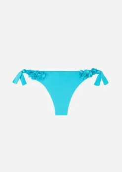 Women Calzedonia Floral Bow Brazilian Bikini Bottoms Honolulu