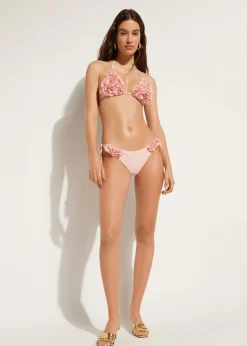 Women Calzedonia Floral Bow Brazilian Bikini Bottoms Honolulu