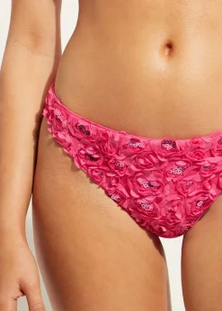 Women Calzedonia Floral Brazilian Bikini Bottoms Parigi