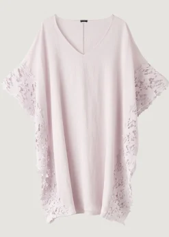 Women Calzedonia Floral Macrame Lace Kaftan