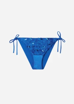 Women Calzedonia Floral Tie Bikini Bottoms Parigi