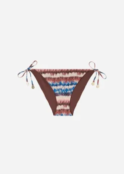 Women Calzedonia Formentera Tie-Dye Bow Bikini Bottoms