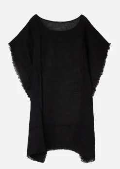 Women Calzedonia Fringed Linen Mesh Kaftan