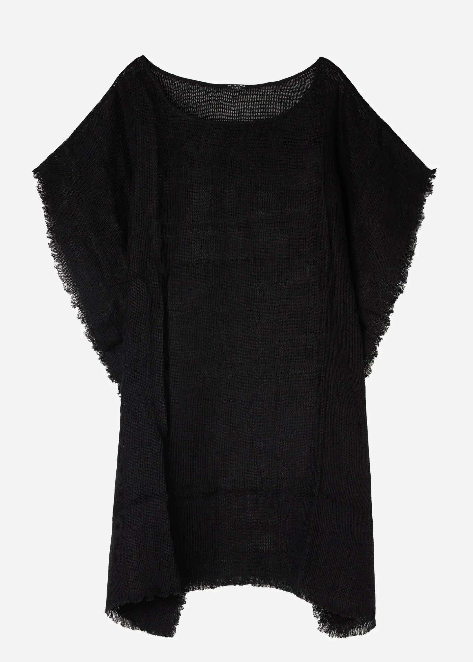 Women Calzedonia Fringed Linen Mesh Kaftan