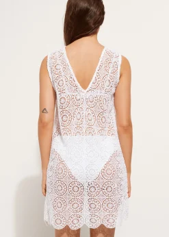 Women Calzedonia Geometric Crochet Dress