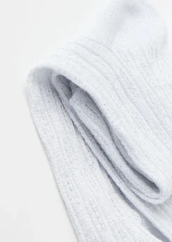 Women Calzedonia Glitter Herringbone Design Short Socks