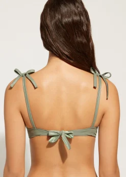 Women Calzedonia Graduated Padded Push-Up Bikini Top Antigua