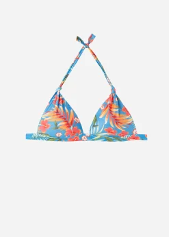 Women Calzedonia Graduated Padded Triangle Bikini Top Maui