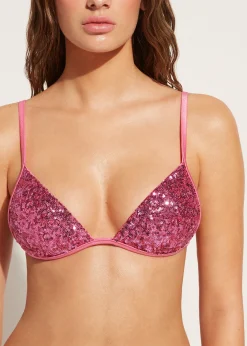 Women Calzedonia Graduated Padded Triangle Bikini Top Cannes