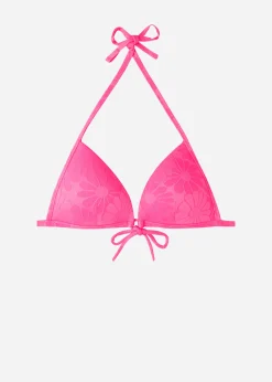 Women Calzedonia Graduated Padded Triangle Bikini Top Antibes