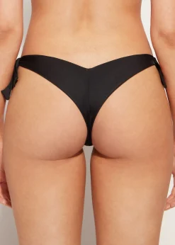 Women Calzedonia High-Leg V-Cut Brazilian Bikini Bottoms Mumbai