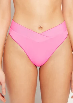 Women Calzedonia High-Waisted V-Cut Bikini Bottoms Indonesia