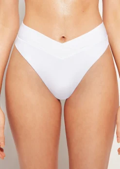 Women Calzedonia High-Waisted V-Cut Bikini Bottoms Indonesia