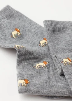 Kids Calzedonia Kids' Animal Print Short Socks