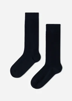 Kids Calzedonia Kids' Breathable Cotton Long Socks