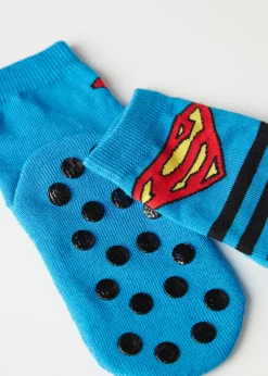 Kids Calzedonia Kids' Non-Slip Superman Socks