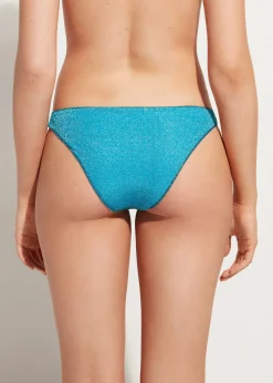 Women Calzedonia Lame Bikini Bottoms Lisbona