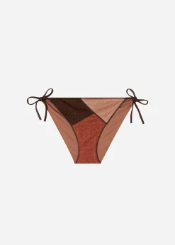 Women Calzedonia Lame Tie Bikini Bottoms Lisbona