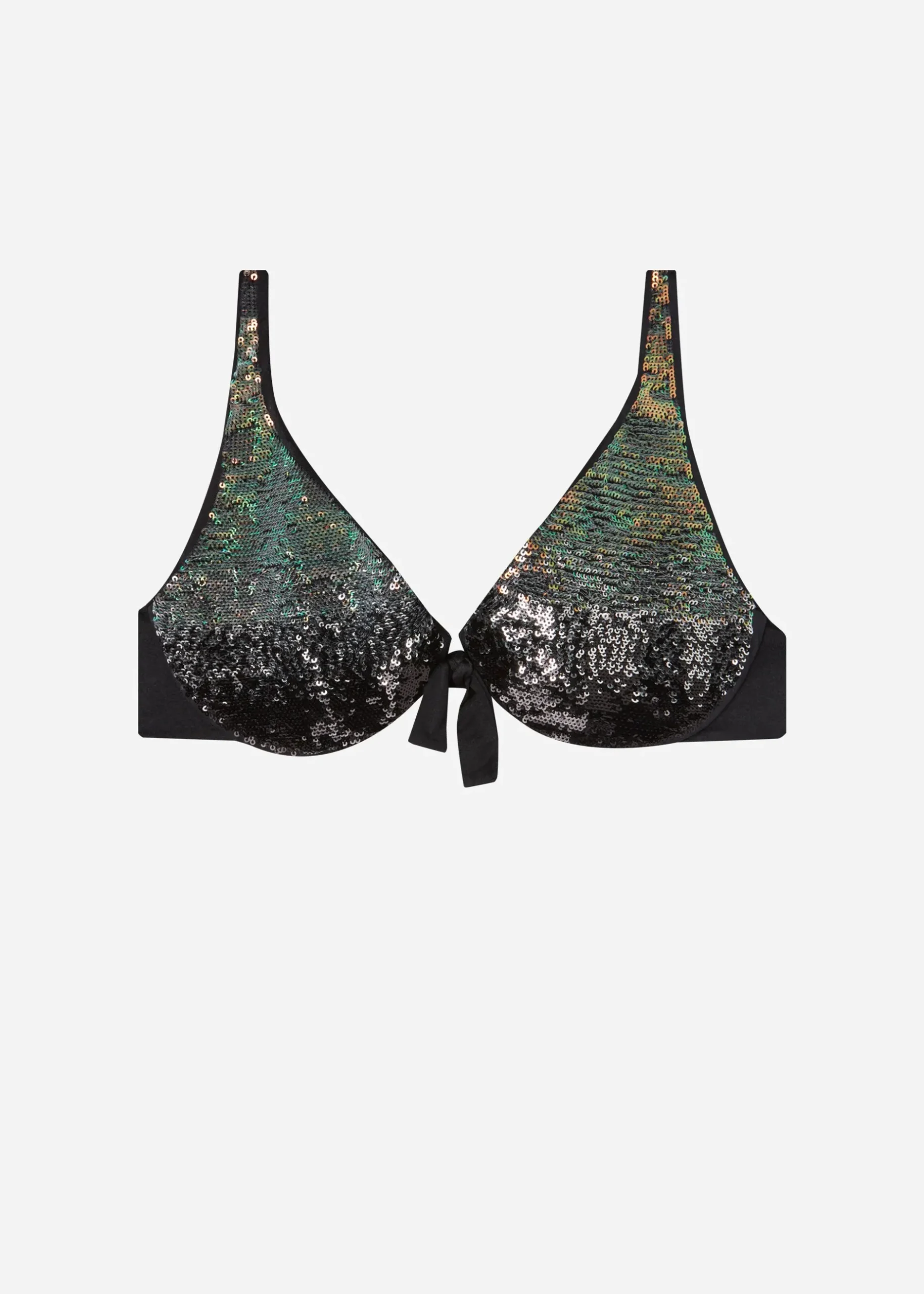 Women Calzedonia Las Vegas Sequin Balconette Bikini Top