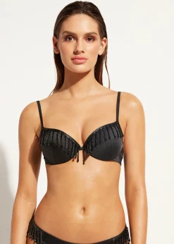 Women Calzedonia Lightly Padded Push-Up Bikini Top Taipei