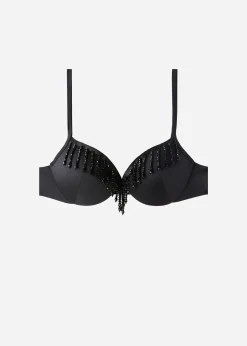 Women Calzedonia Lightly Padded Push-Up Bikini Top Taipei