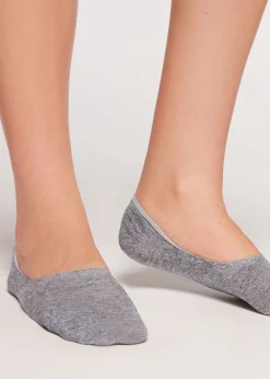 Women Calzedonia Linen And Viscose Invisible Socks