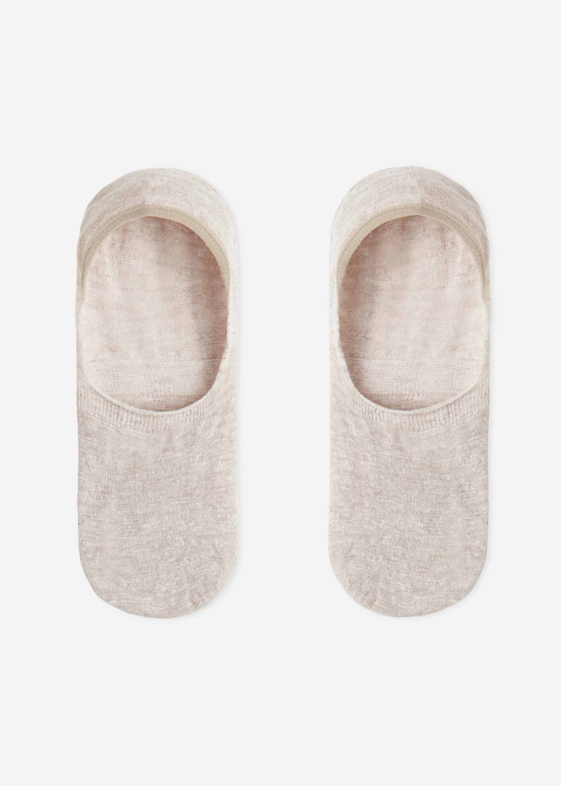 Women Calzedonia Linen And Viscose Invisible Socks
