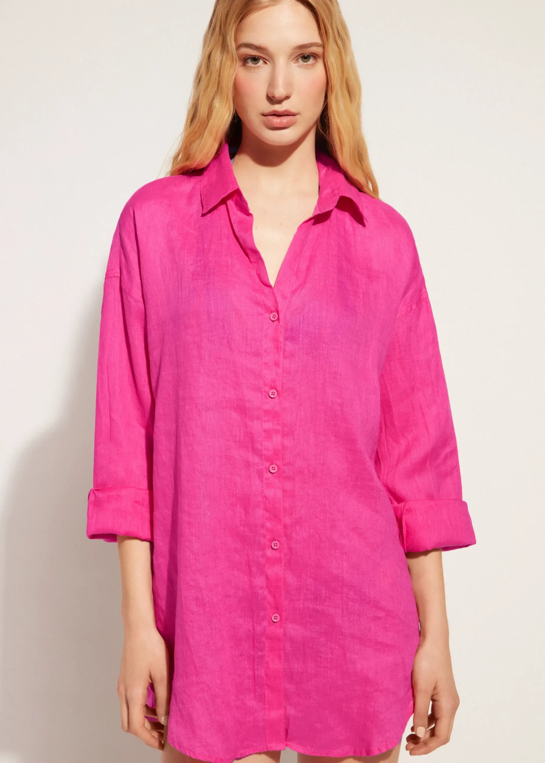 Women Calzedonia Linen Shirt