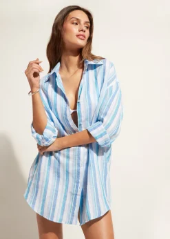 Women Calzedonia Linen Shirt